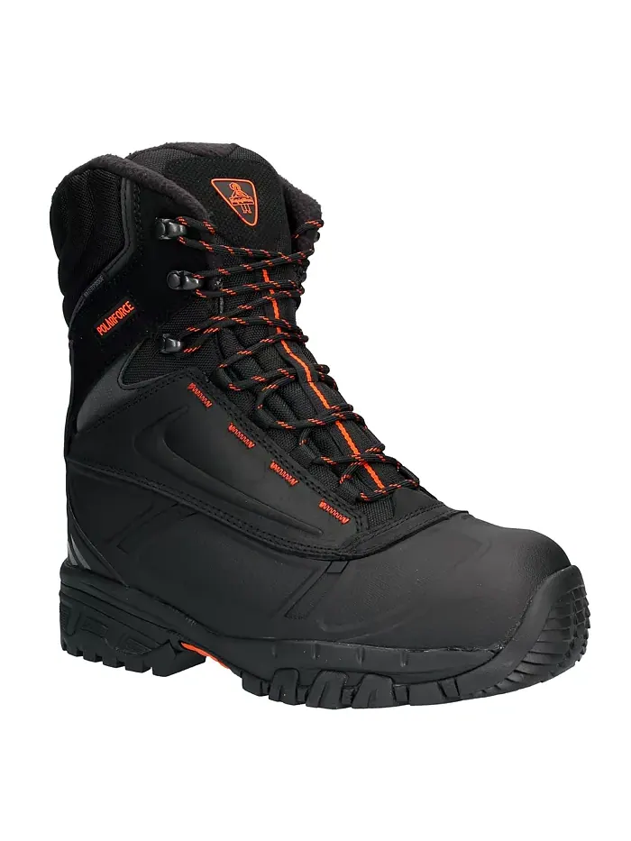 Мужские утепленные водонепроницаемые рабочие ботинки Polar Force Max высотой 8 дюймов RefrigiWear — изображение 1 из 3