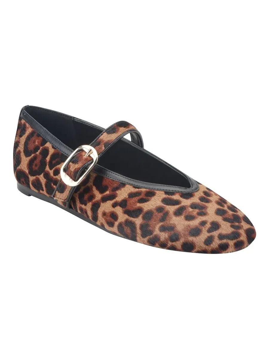 Туфли-лодочки Godea Square Toe Mary Jane Marc Fisher LTD, Leopard Calf Hair — изображение 1 из 5