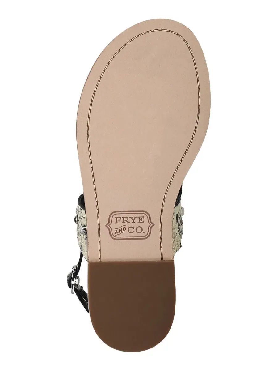 Сандалии-вьетнамки с шипами Bucky Studded Frye and Co., Snake Emboss — изображение 5 из 5