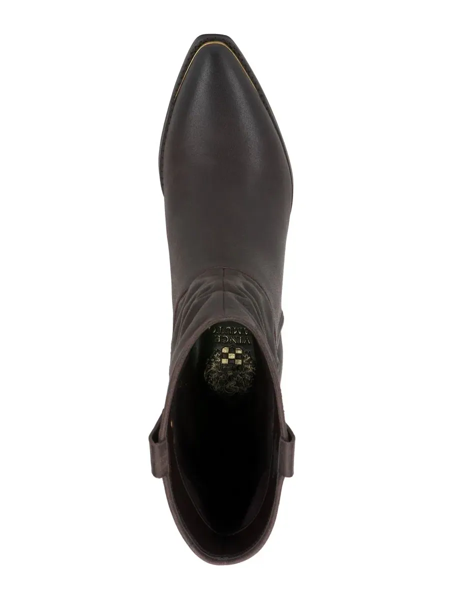 Ботинки с острым носком Pezzra Pull-On Western Vince Camuto, Coffee Leather — изображение 4 из 5