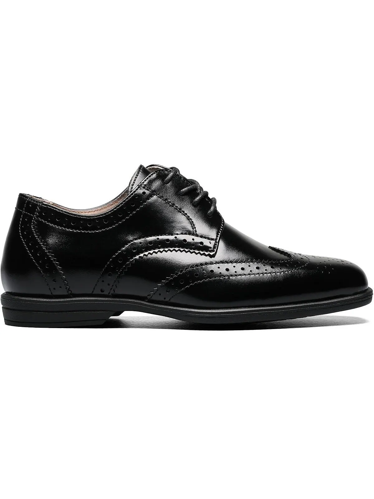 Little Boys представляют оксфорды Wingtip Jr. Florsheim — изображение 3 из 7, черный