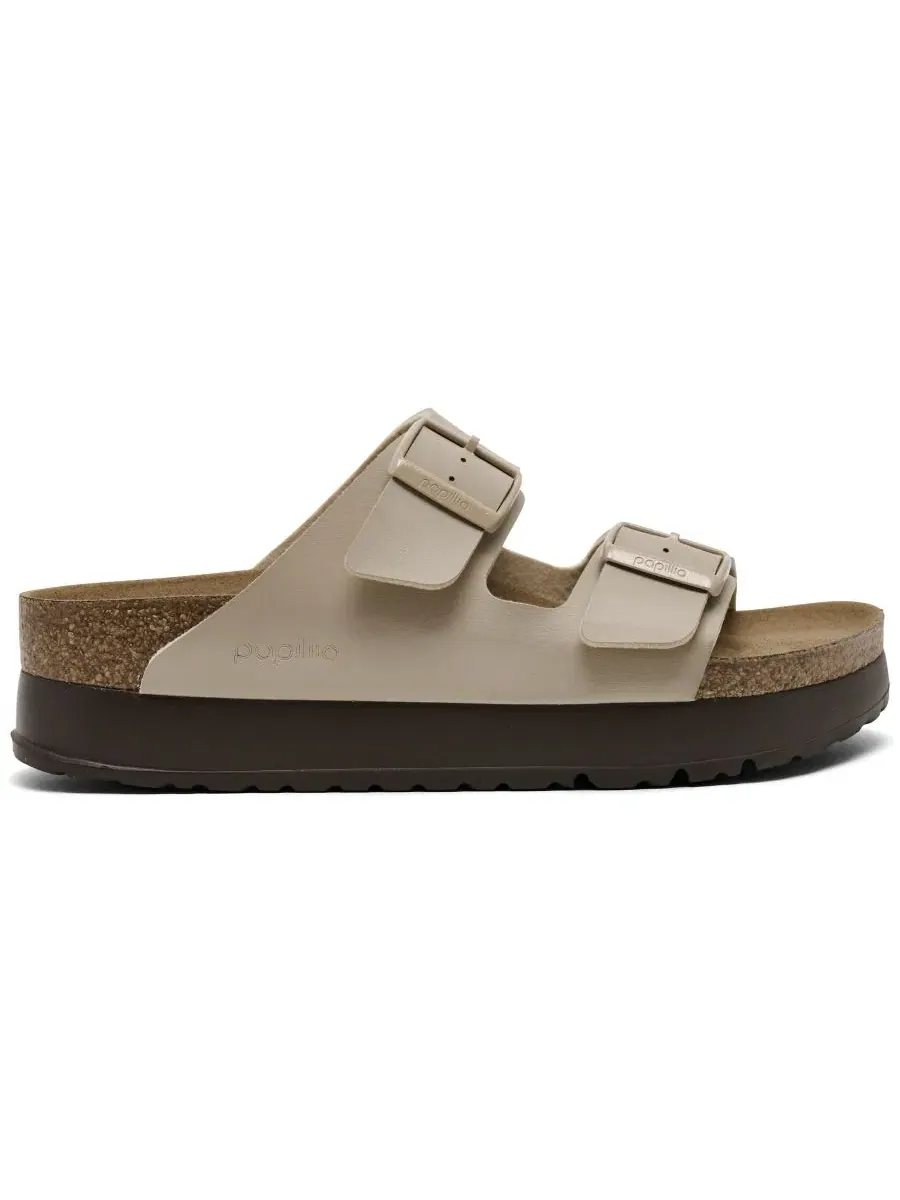 Сандалии-платформа Arizona Flex из Birko-Flor Birkenstock, Sandcastle — изображение 5 из 6