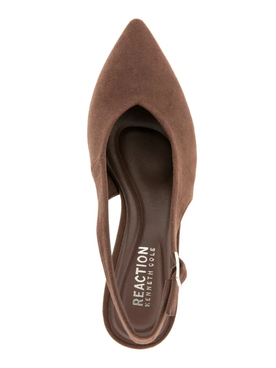 Туфли-лодочки с танкеткой Enzo Kenneth Cole Reaction, Chocolate Micro — изображение 4 из 8