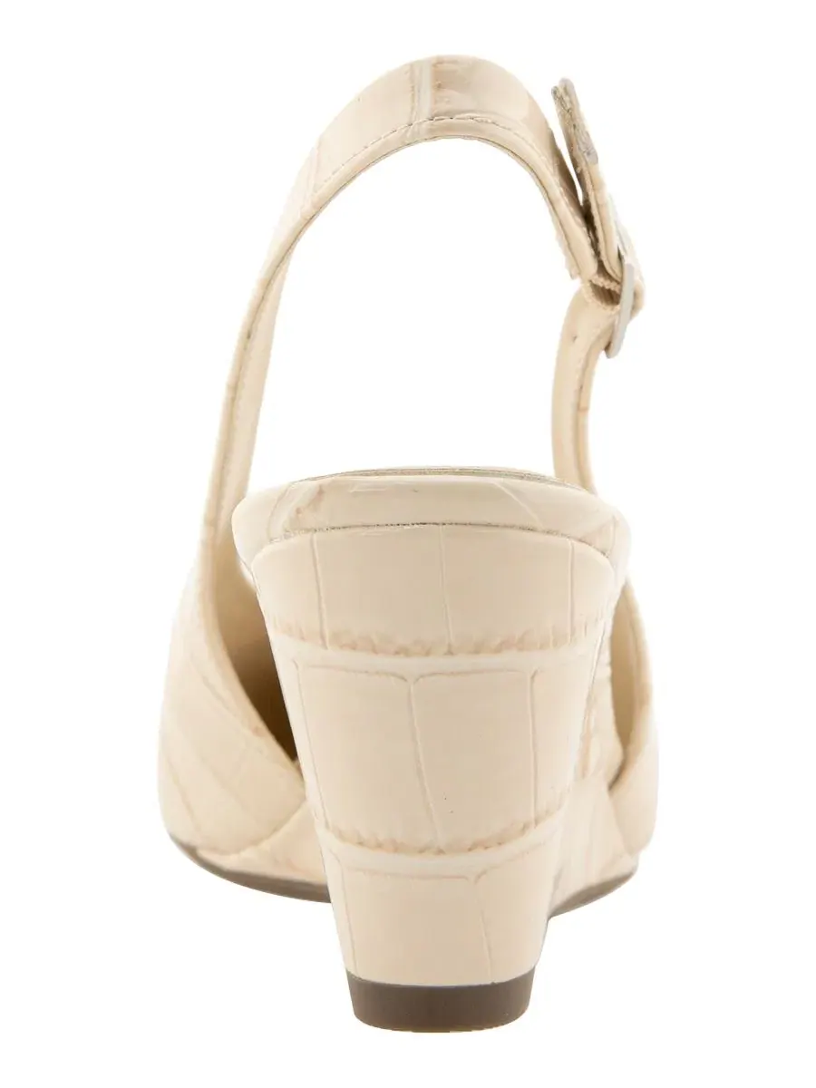 Туфли-лодочки на танкетке Энцо Kenneth Cole Reaction, Wood Ash Croco — изображение 3 из 8
