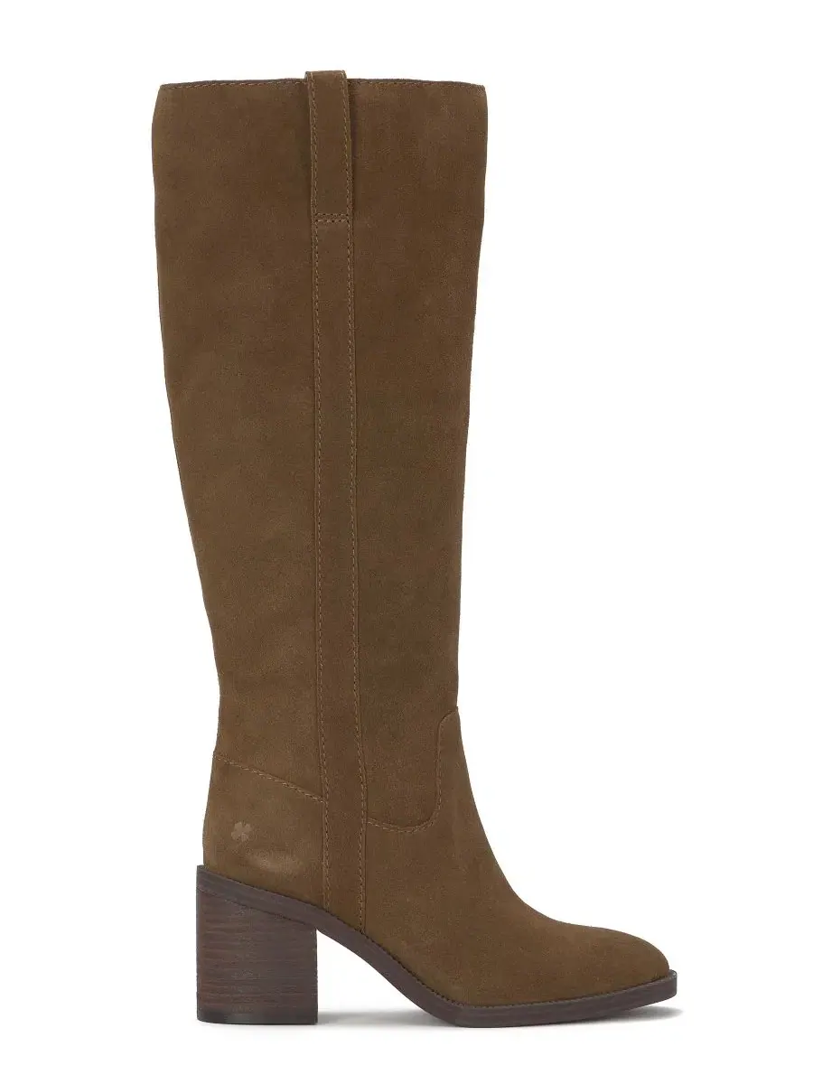 Ботинки женские с каблуком-блок, модель Adana Tall Lucky Brand, Sahara Palm Suede — изображение 2 из 5