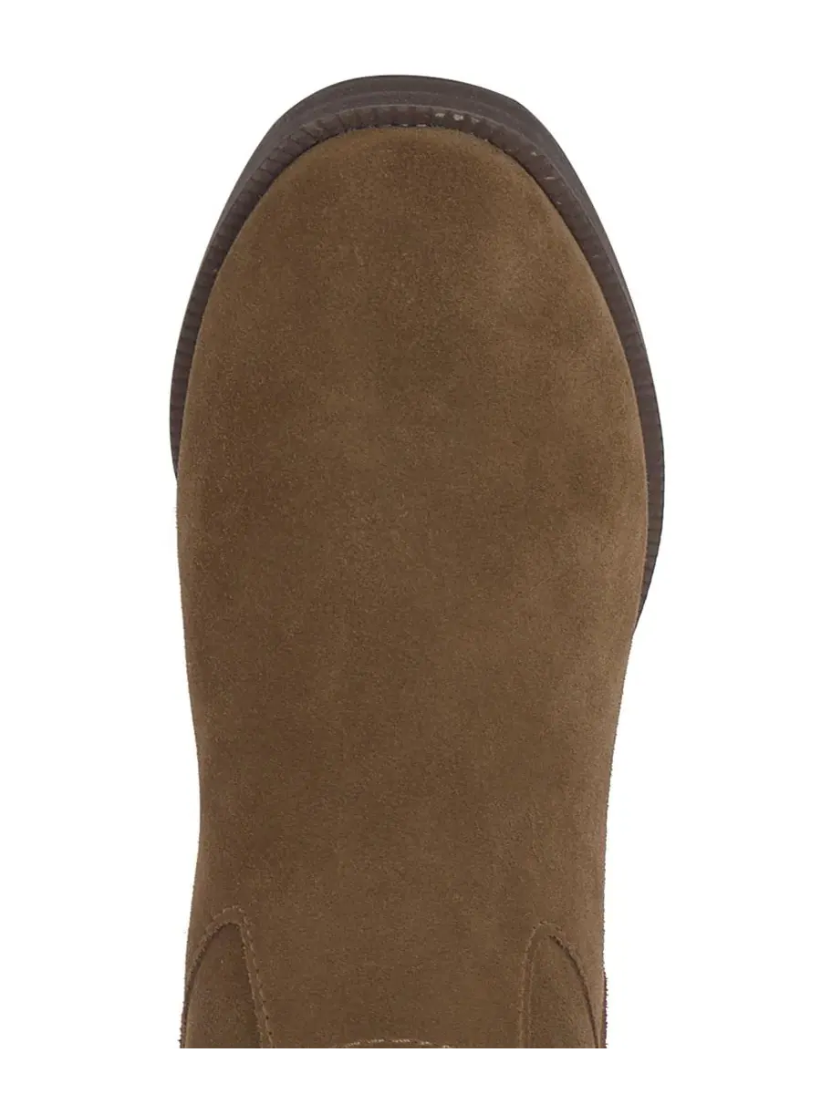 Ботинки женские с каблуком-блок, модель Adana Tall Lucky Brand, Sahara Palm Suede — изображение 4 из 5