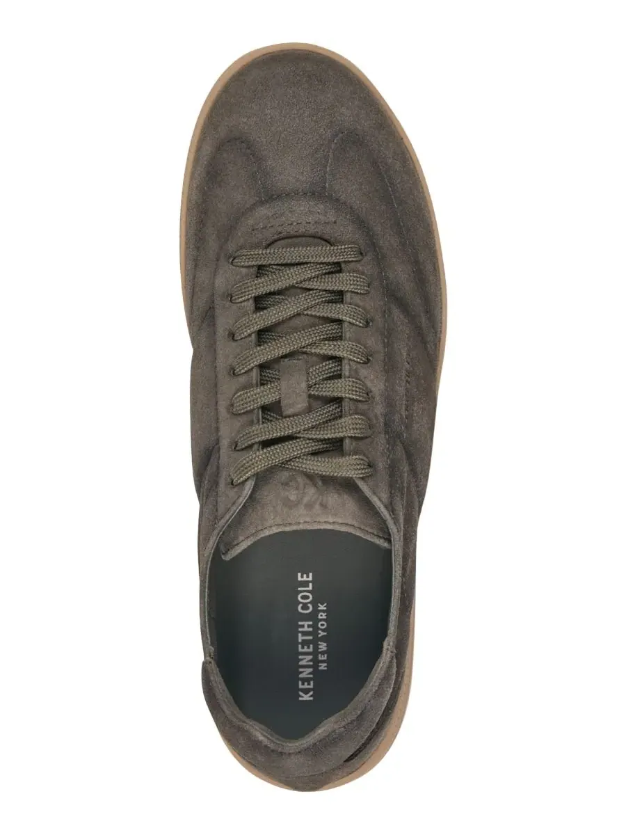 Мужские кроссовки Mercer Dress Casual на шнуровке Kenneth Cole New York, Washed Army Suede — изображение 4 из 5