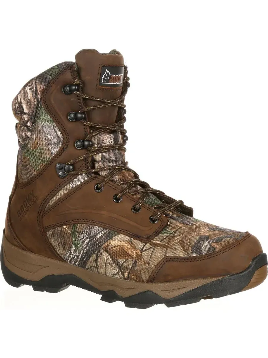 Охотничьи ботинки с мембраной, 800 г утеплителя 3M Thinsulate, Realtree Xtra ROCKY, Realtree Xtra