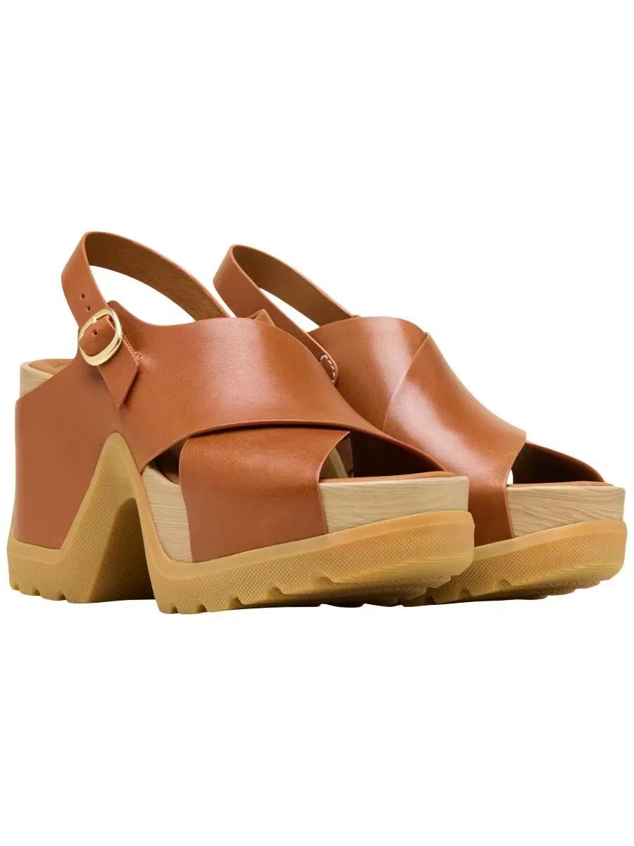 Женские сандалии на каблуке Roam'N Rise Sorel, Iced Tea/Gum — изображение 6 из 10