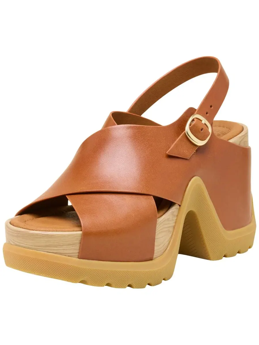 Женские сандалии на каблуке Roam'N Rise Sorel, Iced Tea/Gum — изображение 7 из 10