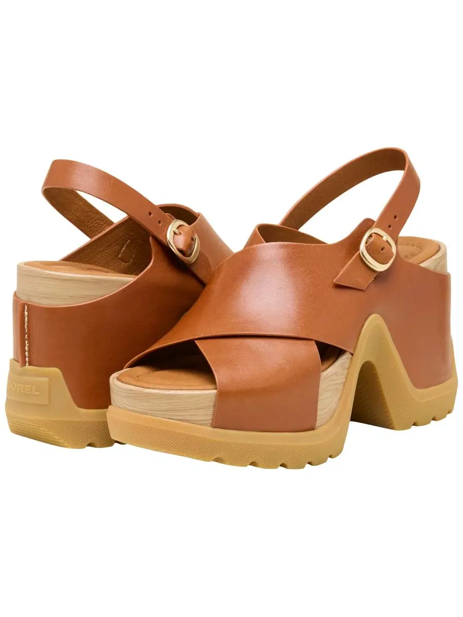 Женские сандалии на каблуке Roam'N Rise Sorel, Iced Tea/Gum — изображение 8 из 10