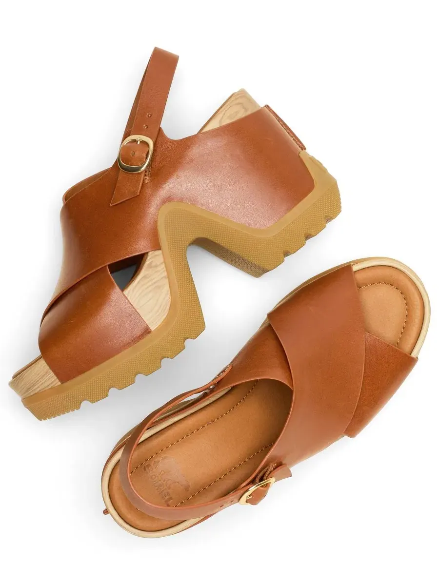 Женские сандалии на каблуке Roam'N Rise Sorel, Iced Tea/Gum — изображение 9 из 10