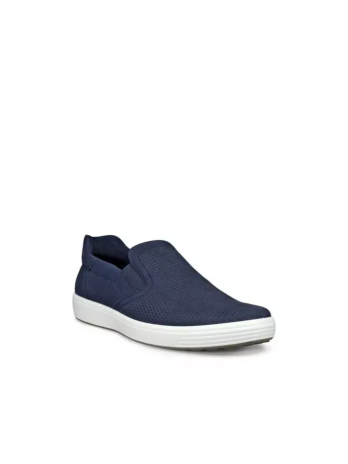 Мужские слипоны Ecco Soft 7 Easly, мягкие, с застежкой-липучкой