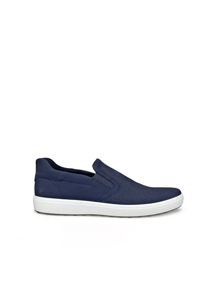 Мужские слипоны Ecco Soft 7 Easly, мягкие, с застежкой-липучкой — изображение 5 из 6