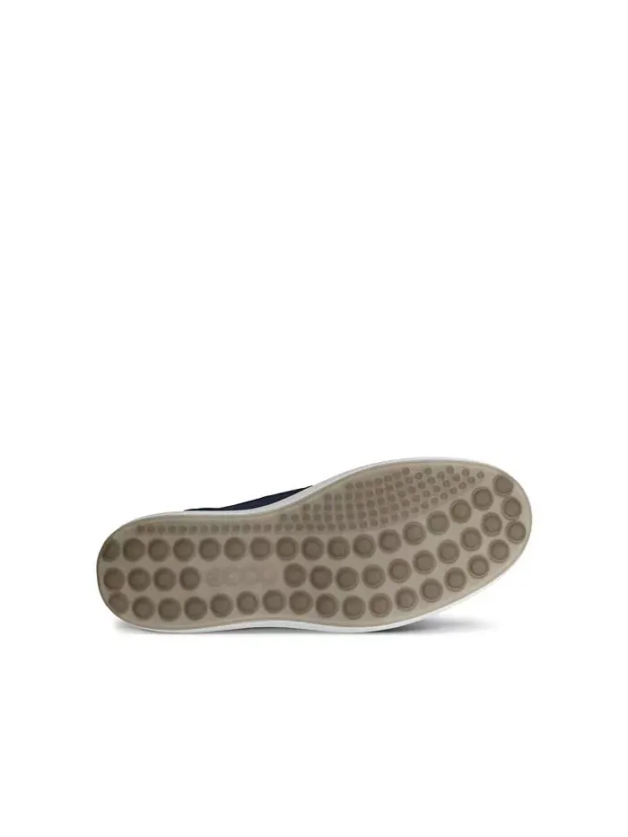 Мужские слипоны Ecco Soft 7 Easly, мягкие, с застежкой-липучкой — изображение 6 из 6