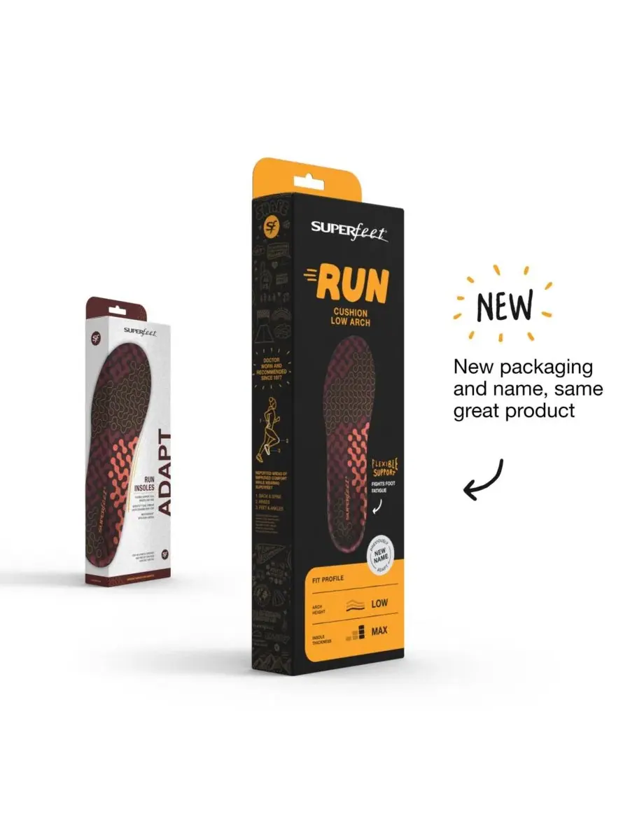Мужские гибкие стельки Adapt Run и спортивные беговые вкладыши, цвет Tandori Spice, размер 5,5-7 — изображение 2 из 7