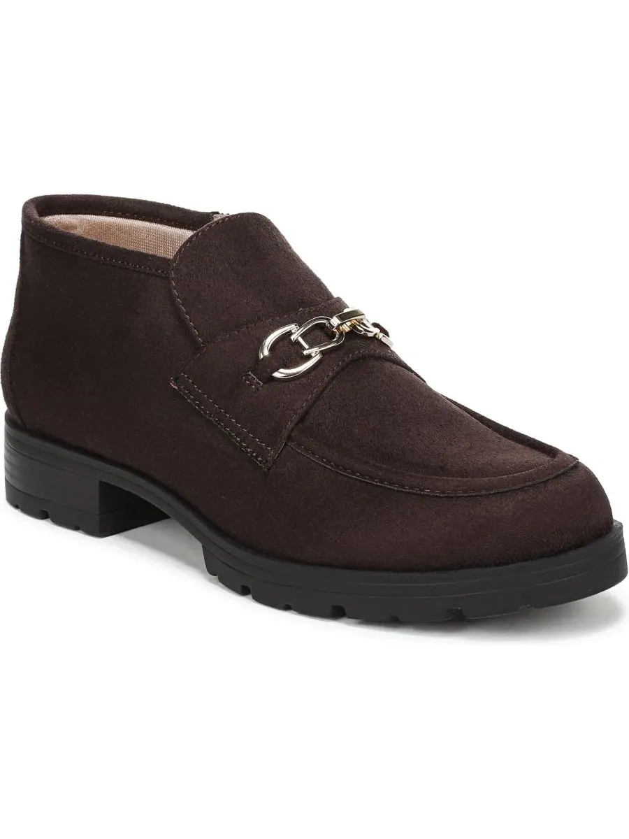 Ботинки-лодаферы женские на каблуке, модель Leila Chukka LifeStride, Dark Chocolate Microsuede — изображение 1 из 5