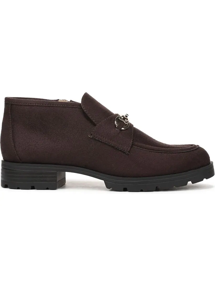 Ботинки-лодаферы женские на каблуке, модель Leila Chukka LifeStride, Dark Chocolate Microsuede — изображение 2 из 5