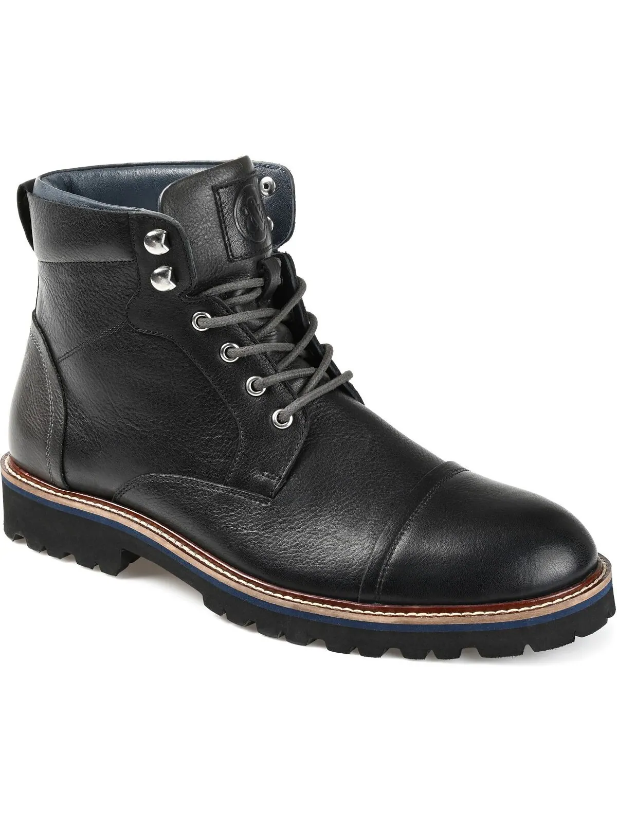 Мужские ботильоны reddick cap toe Thomas & Vine — черный