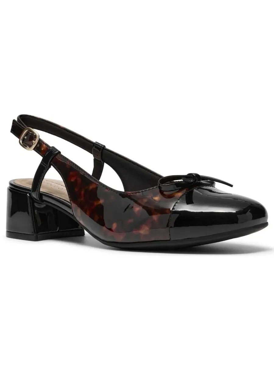 Туфли-лодочки с пряжкой Iridessa Clarks, Tortoise Shell Leather