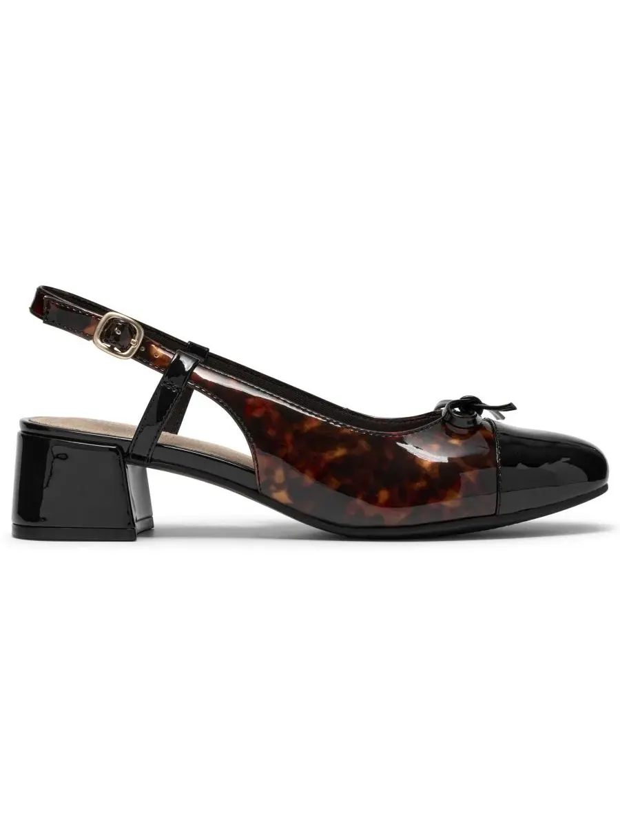 Туфли-лодочки с пряжкой Iridessa Clarks, Tortoise Shell Leather — изображение 2 из 6
