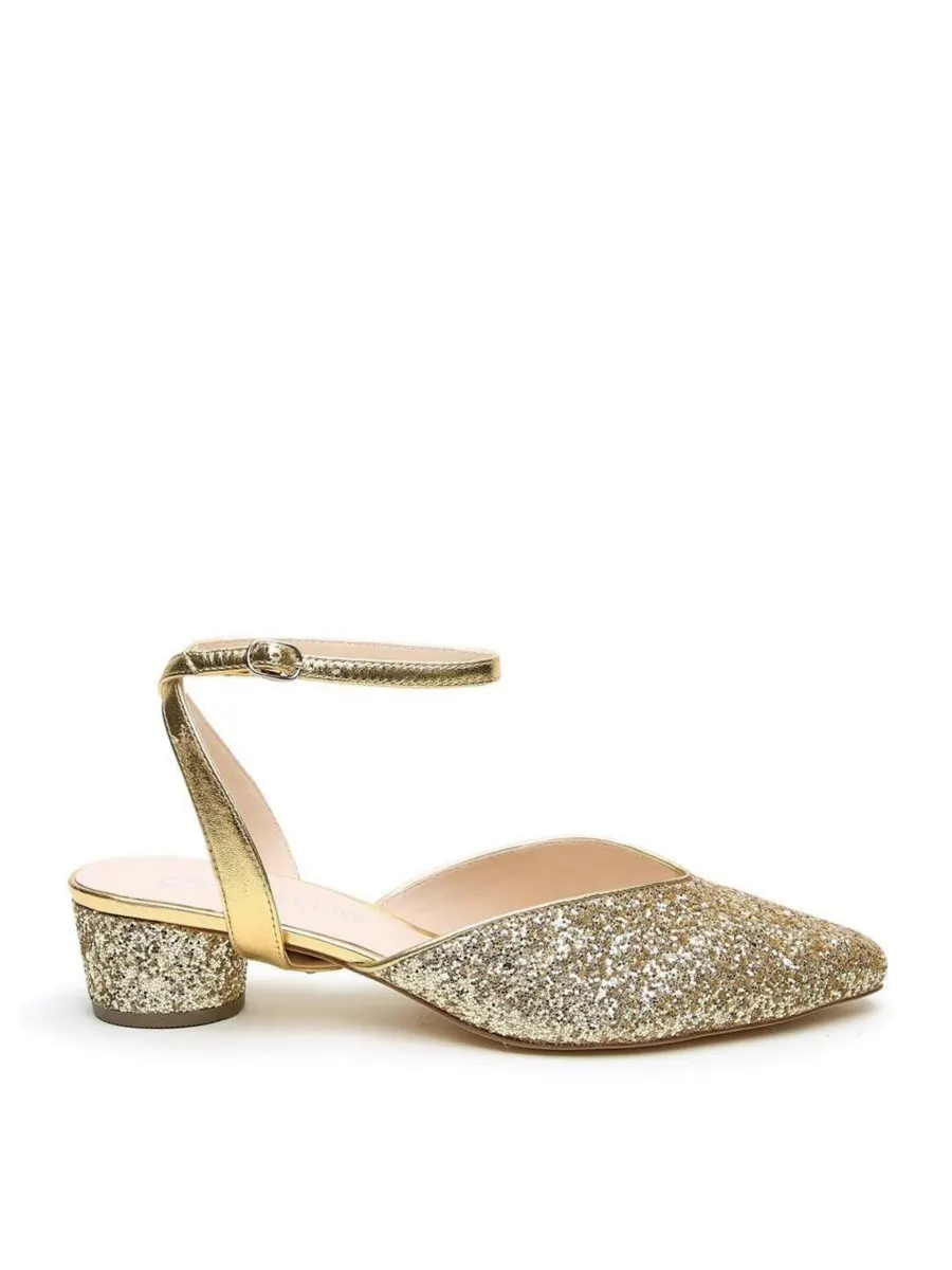 Женские сандалии Gatsby Glitter Marilyn с V-образным вырезом и блестками Alterre, Gatsby glitter