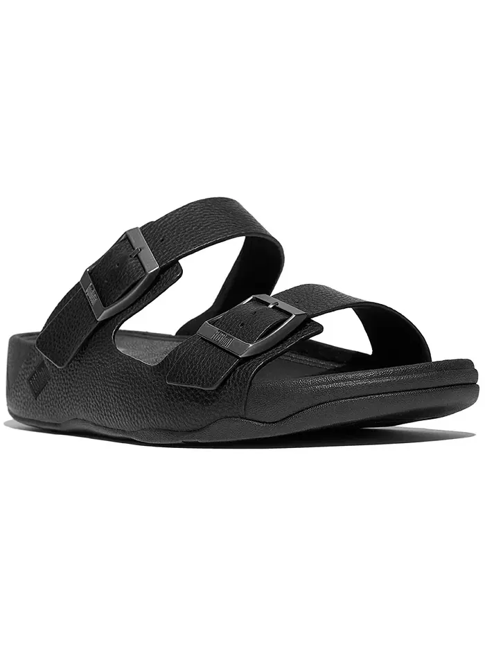 Мужские слайды Gogh Moc с пряжкой из состаренной кожи FitFlop — изображение 1 из 5