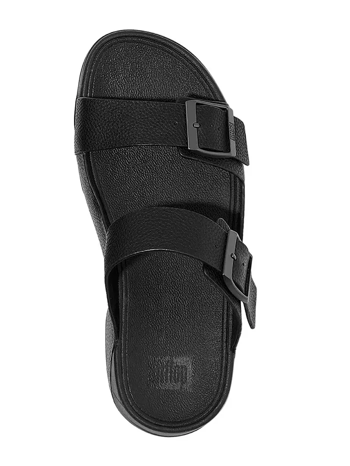 Мужские слайды Gogh Moc с пряжкой из состаренной кожи FitFlop — изображение 4 из 5