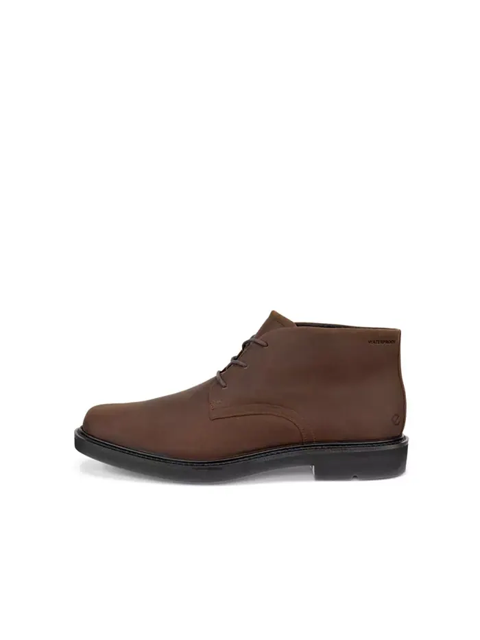 Ботинки мужские Ecco London Chukka, водонепроницаемые, из нубука — изображение 3 из 6