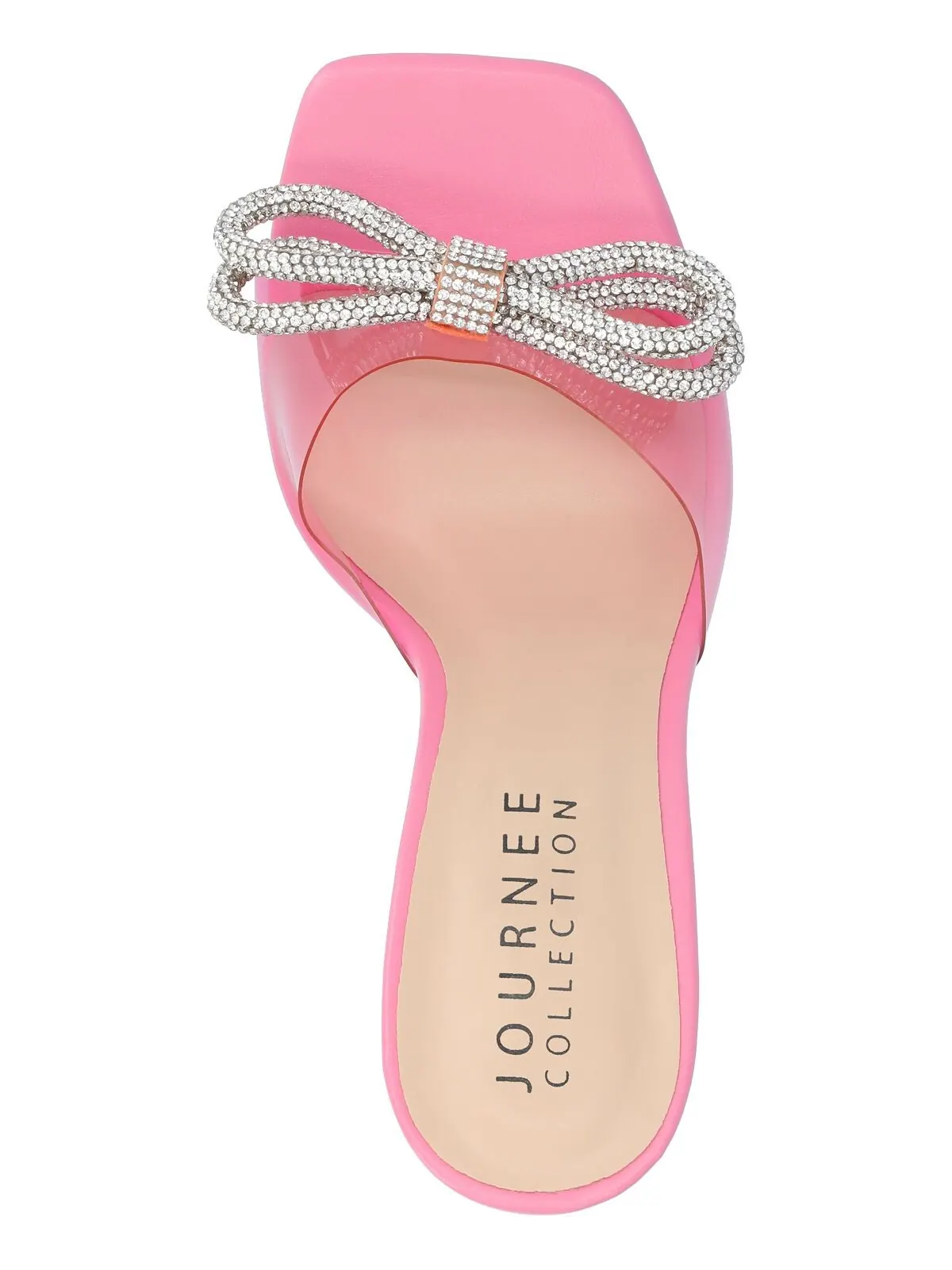 Женские туфли на шпильке Fenella Lucite Journee Collection — изображение 4 из 6, розовый