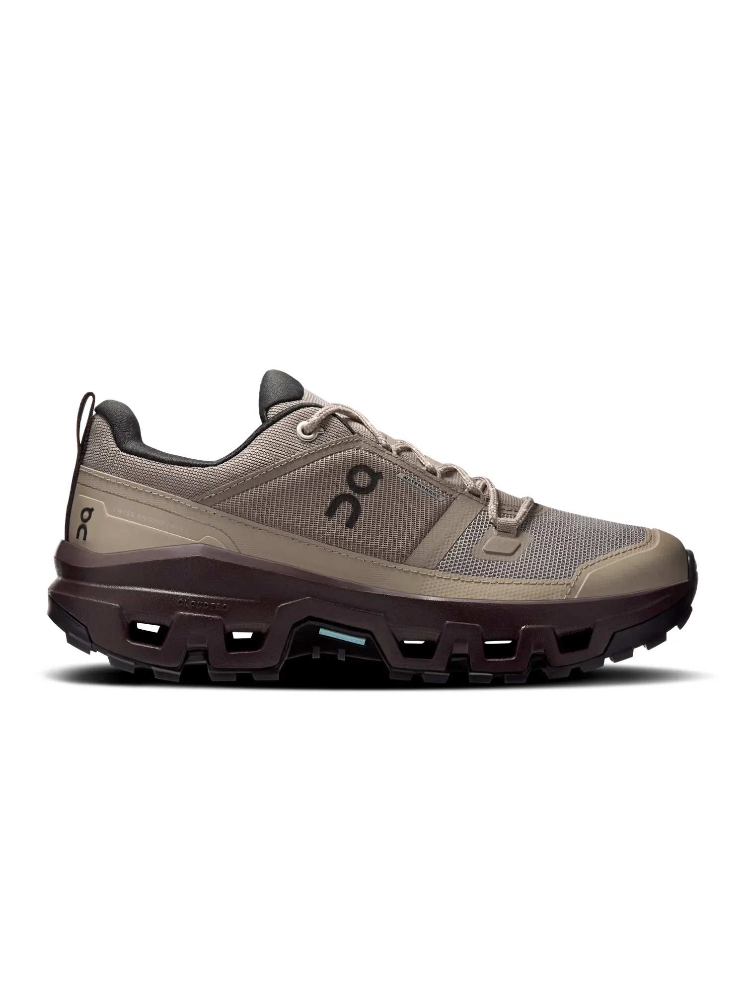 Женские треккинговые ботинки водонепроницаемые Cloudrock Low Waterproof On, Cinder/Ox