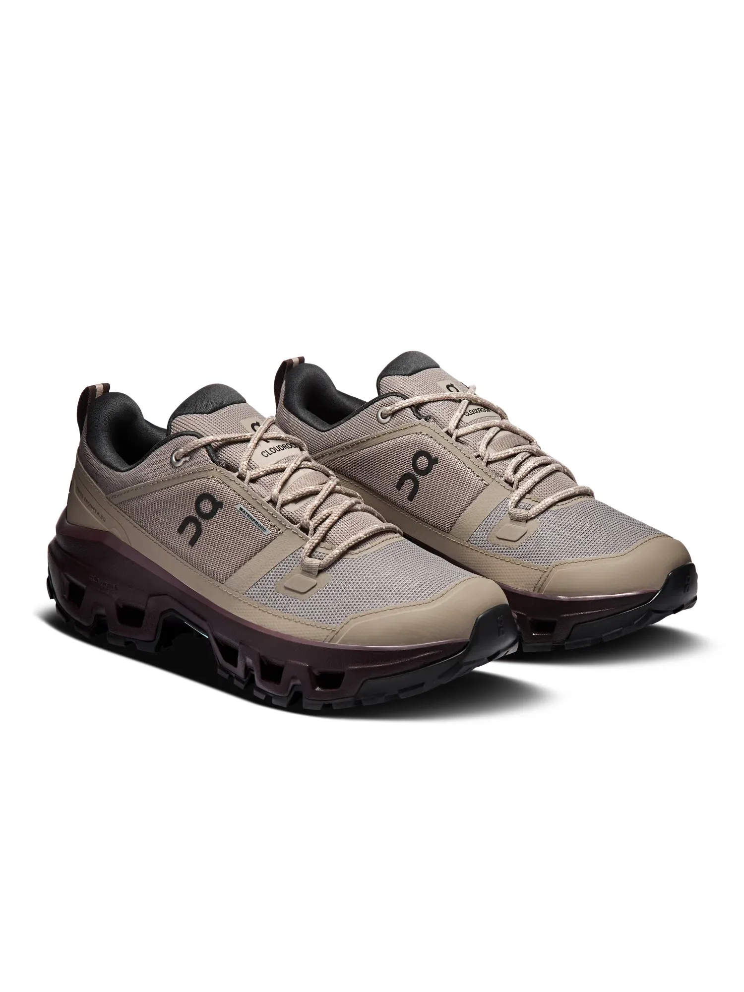 Женские треккинговые ботинки водонепроницаемые Cloudrock Low Waterproof On, Cinder/Ox — изображение 6 из 6, пепельно-серый
