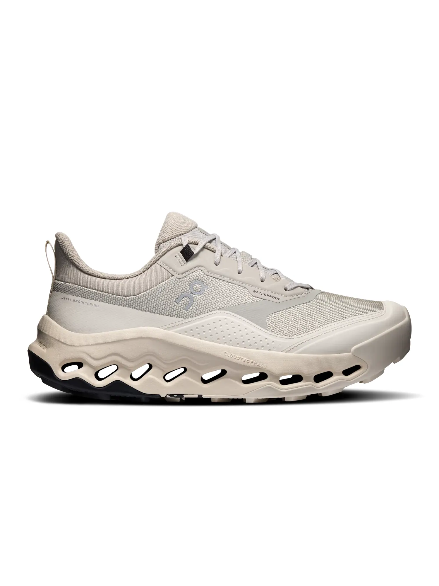Женские трейловые кроссовки водонепроницаемые Cloudhorizon 2 Waterproof On, Brume Grain — изображение 1 из 6, пыльно-бежевый