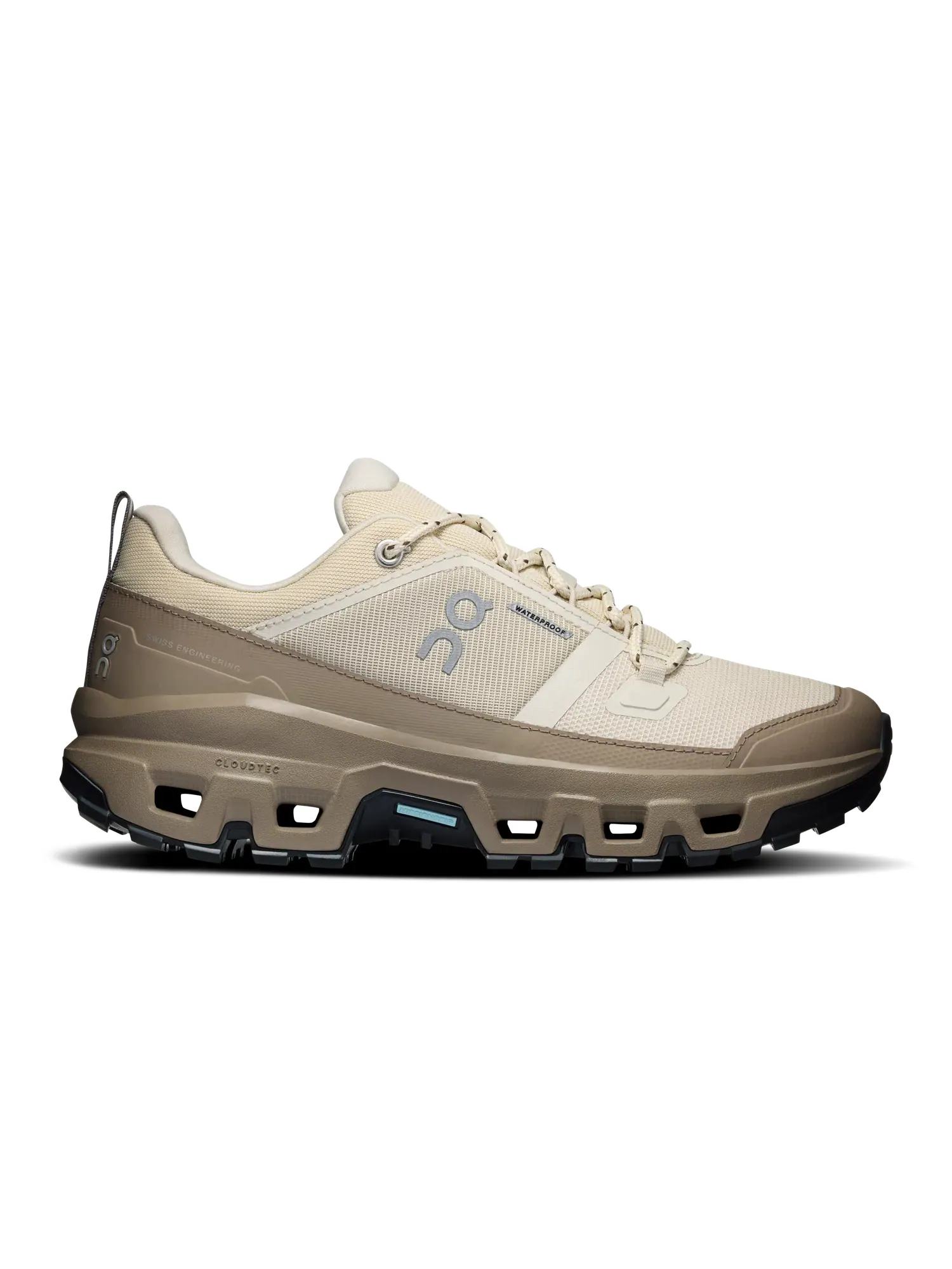 Женские треккинговые кроссовки водонепроницаемые Cloudrock Low Waterproof On, Grain/Soba — изображение 1 из 6, соломенный