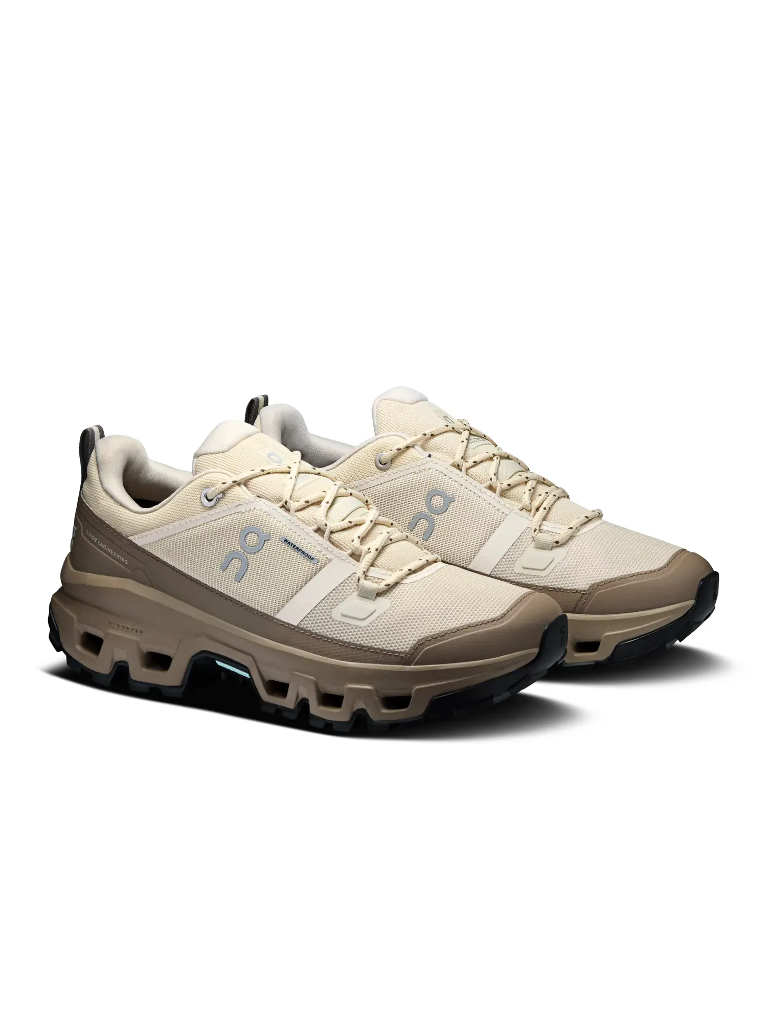 Женские треккинговые кроссовки водонепроницаемые Cloudrock Low Waterproof On, Grain/Soba — изображение 6 из 6, соломенный