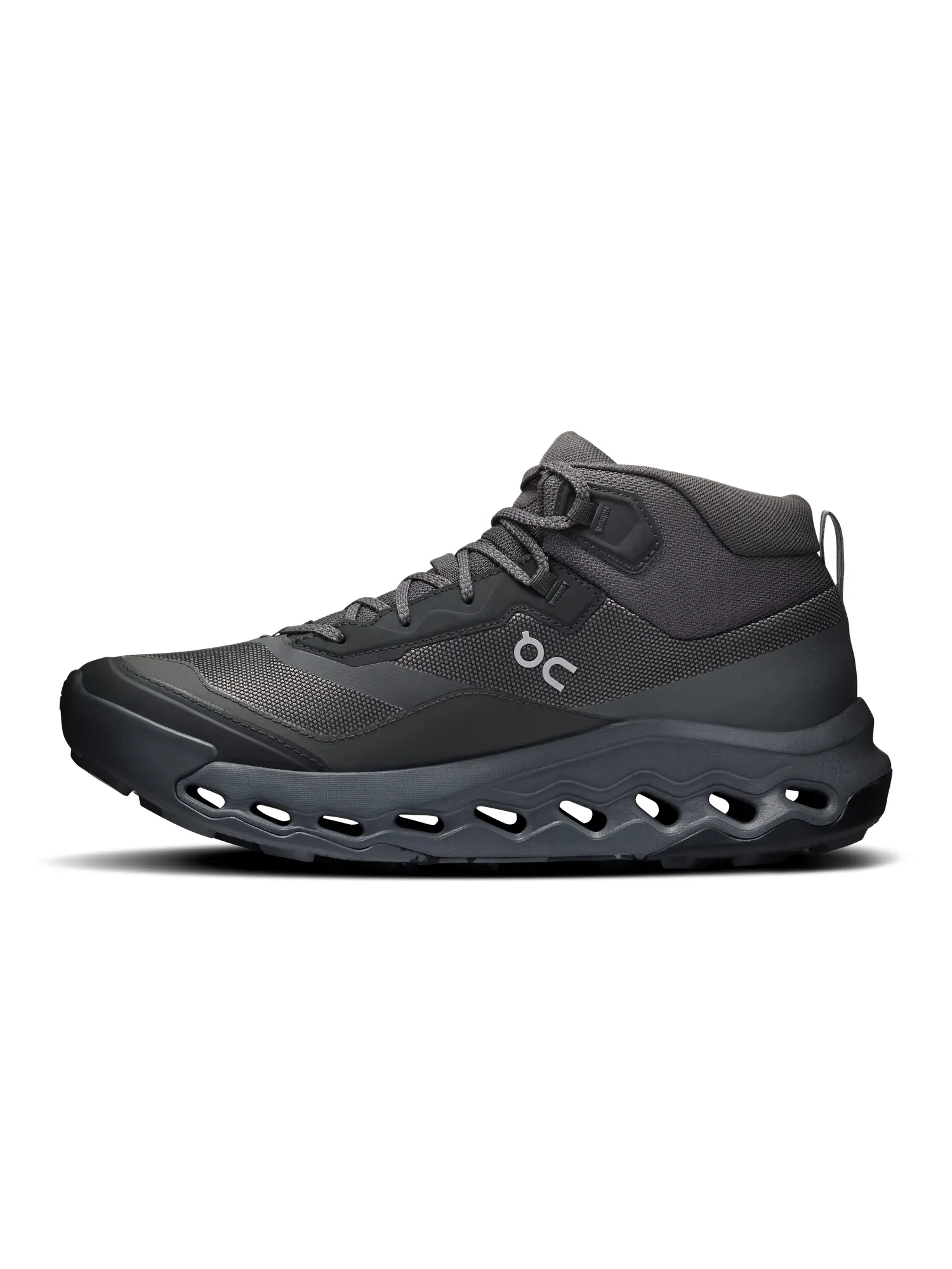 Мужские треккинговые кроссовки водонепроницаемые Cloudhorizon 2 Mid Waterproof On, Eclipse Rock — изображение 4 из 6, серый