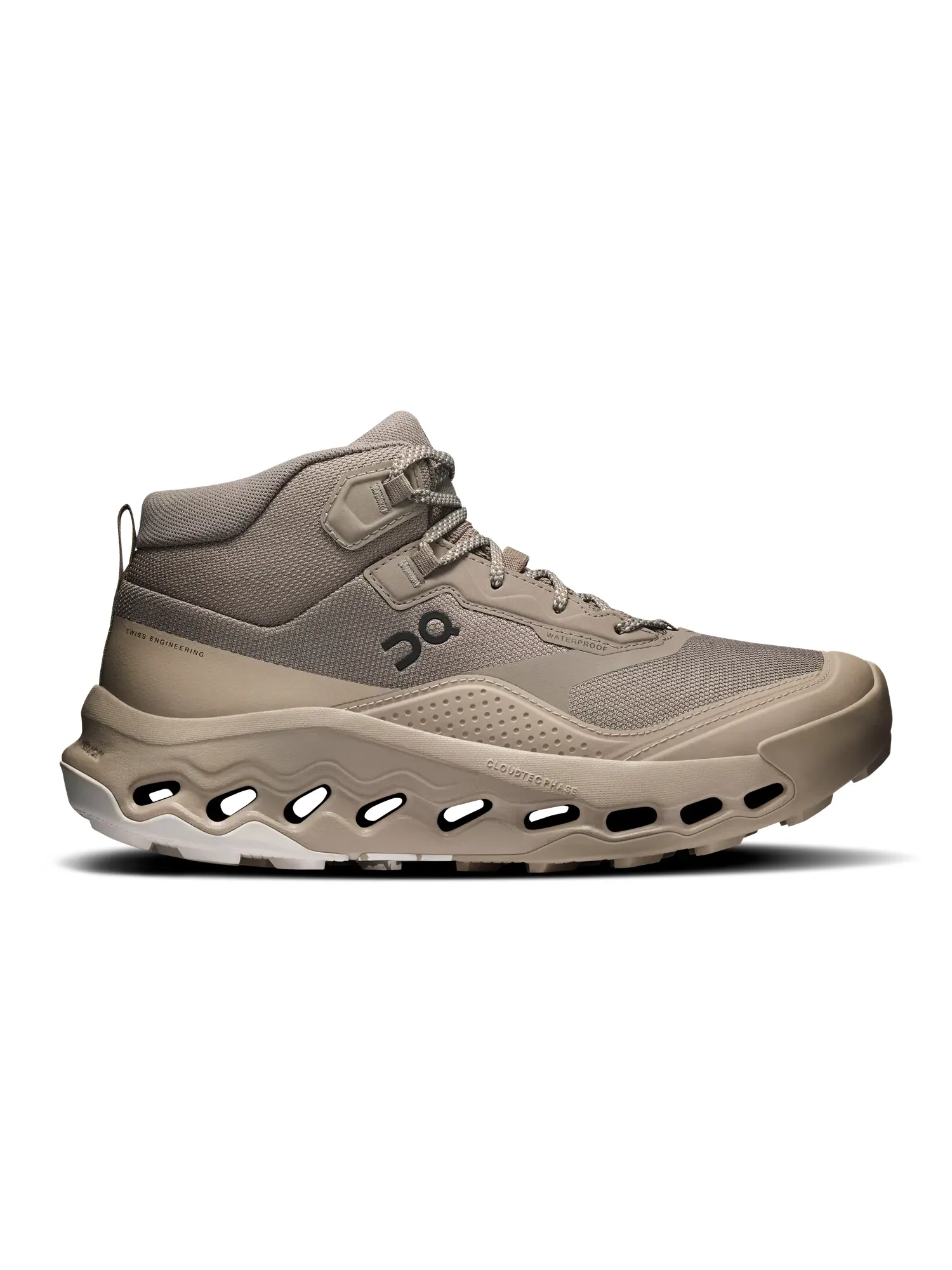 Женские треккинговые кроссовки водонепроницаемые Cloudhorizon 2 Mid Waterproof On, Cinder Desert — изображение 1 из 6