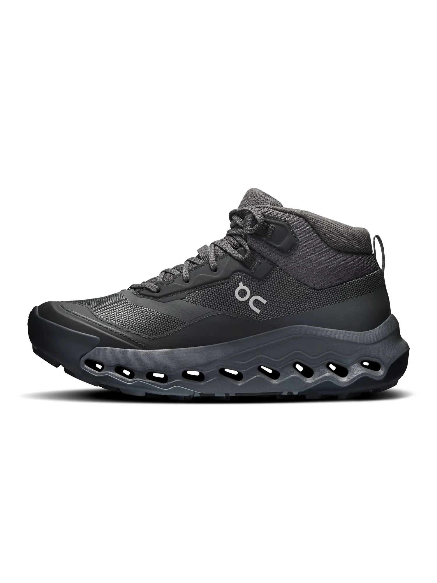 Женские треккинговые кроссовки водонепроницаемые Cloudhorizon 2 Mid Waterproof On, Eclipse Rock — изображение 4 из 6, серый