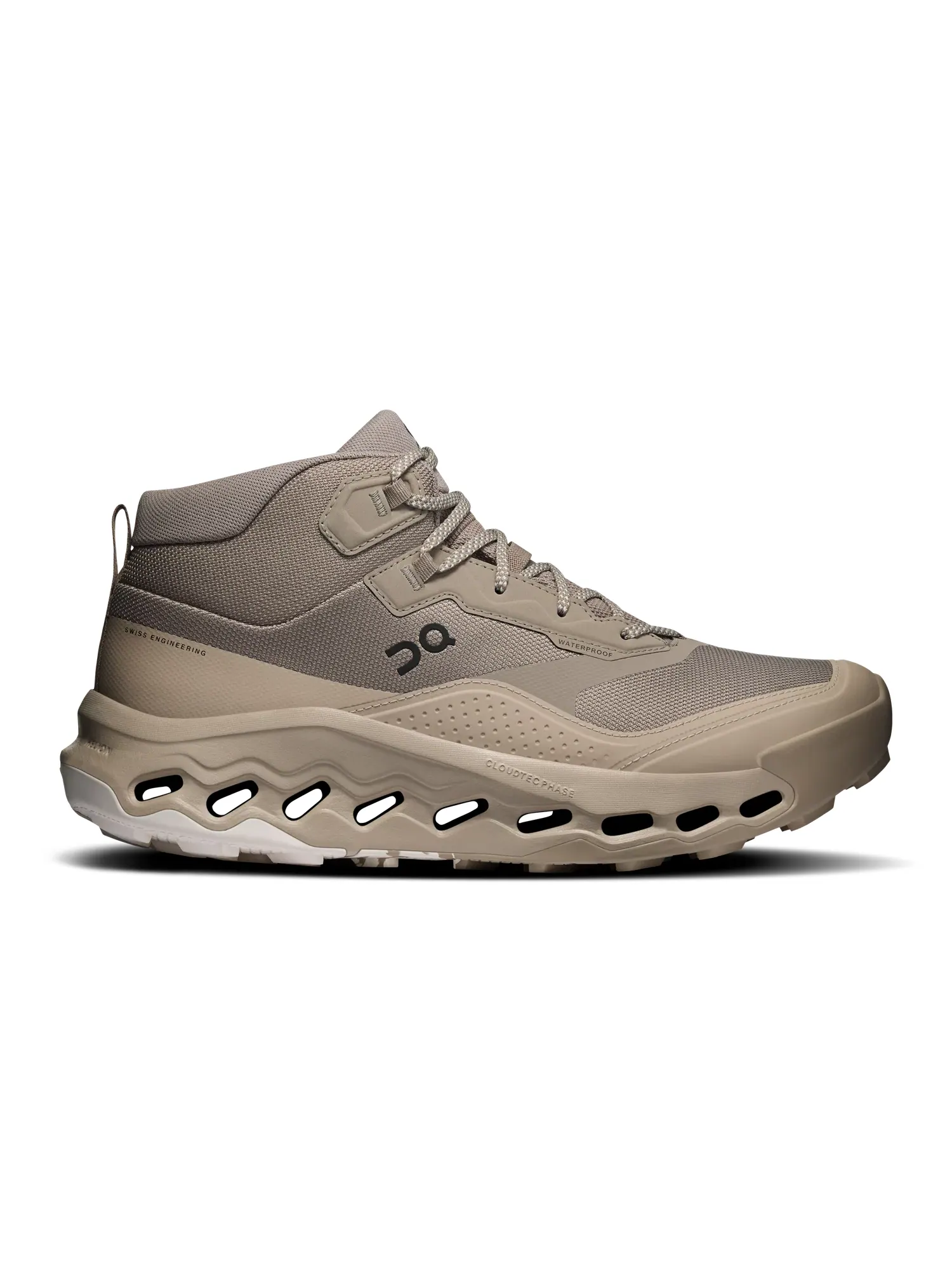 Мужские треккинговые кроссовки водонепроницаемые Cloudhorizon 2 Mid Waterproof On — изображение 1 из 6, бежевый