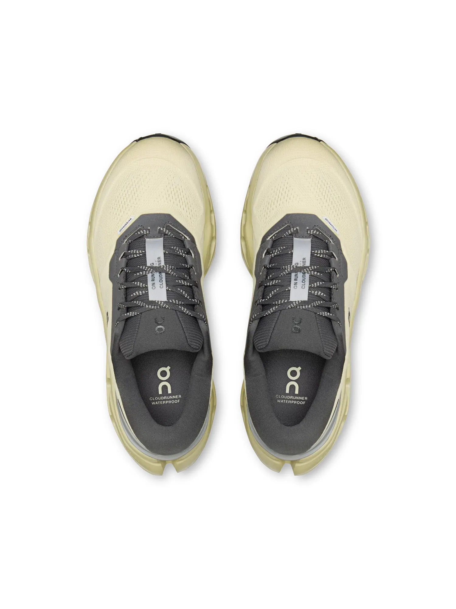 Женские кроссовки для бега с мембраной Cloudrunner 3 Waterproof On, Pollen Haze — изображение 2 из 6, пыльный беж