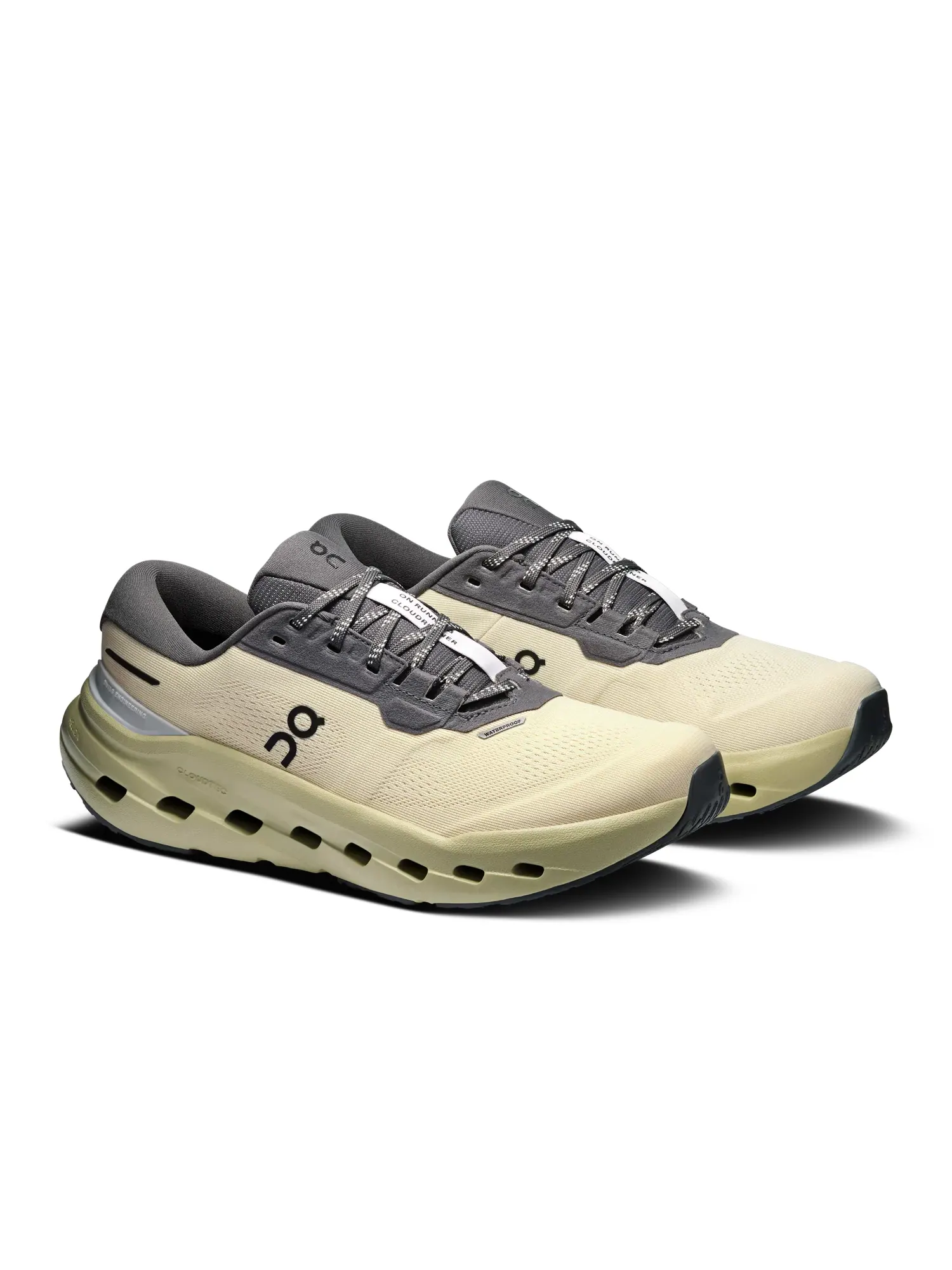 Женские кроссовки для бега с мембраной Cloudrunner 3 Waterproof On, Pollen Haze — изображение 6 из 6, пыльный беж