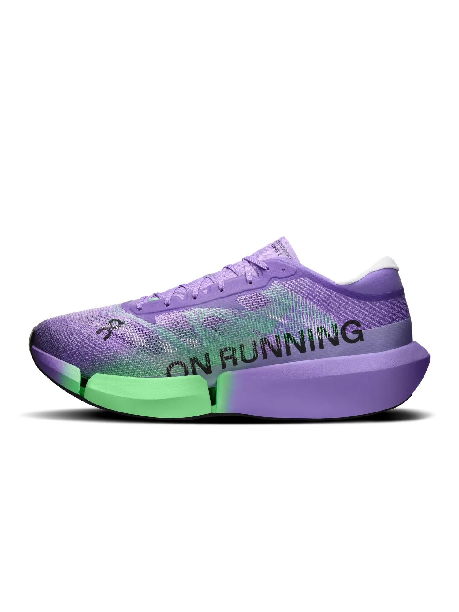 Мужские кроссовки для бега по шоссе с амортизацией Cloudboom Strike 2 On, Aconite/Verdite — изображение 4 из 6