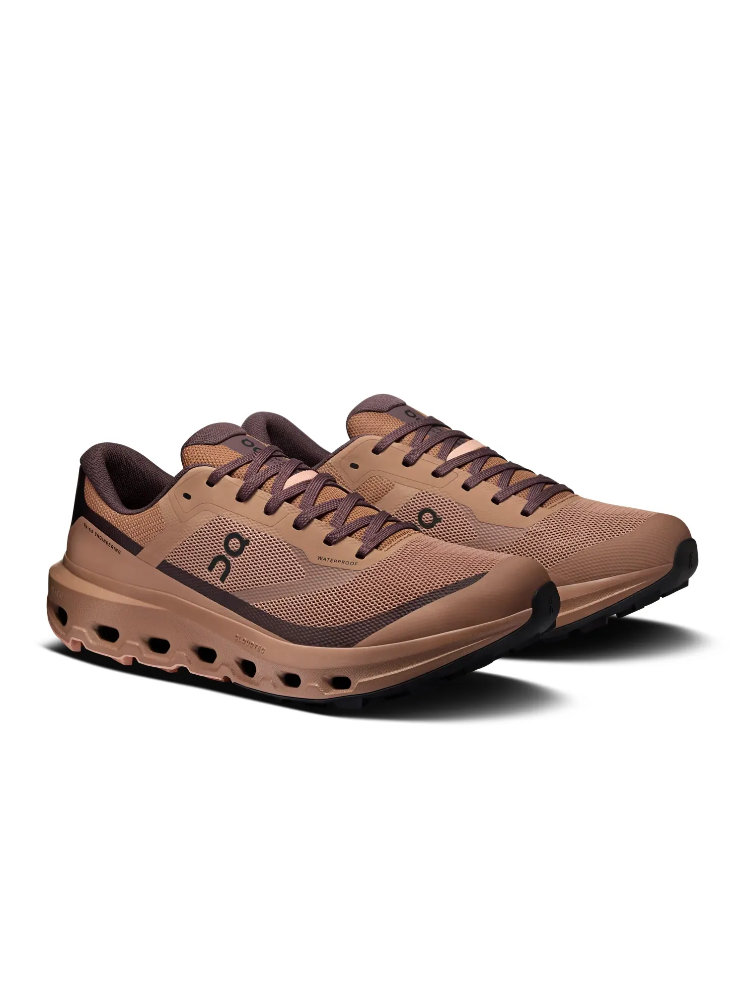 Мужские кроссовки для трейлраннинга водонепроницаемые Cloudvista 3 Waterproof On, Portobello/Mulberry — изображение 6 из 6