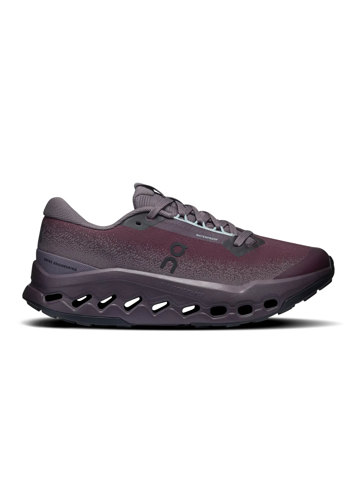 Женские кроссовки для трейлраннинга водостойкие Cloudsurfer Trail 2 Waterproof On, Urchin Pebble — изображение 1 из 6