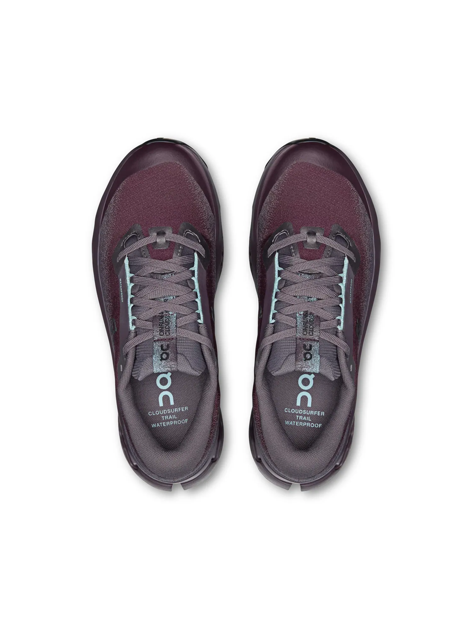 Женские кроссовки для трейлраннинга водостойкие Cloudsurfer Trail 2 Waterproof On, Urchin Pebble — изображение 2 из 6