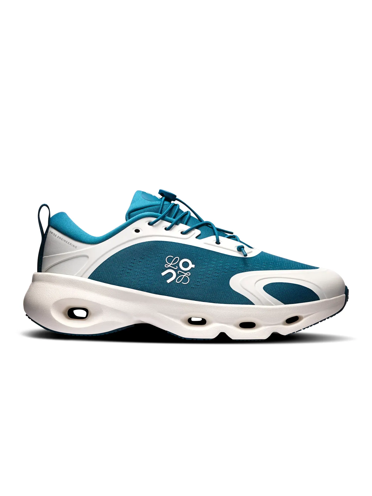Женские кроссовки с амортизацией Cloudsolo LOEWE, On, Teal/Eggshell — изображение 1 из 6, мятно-голубоватый