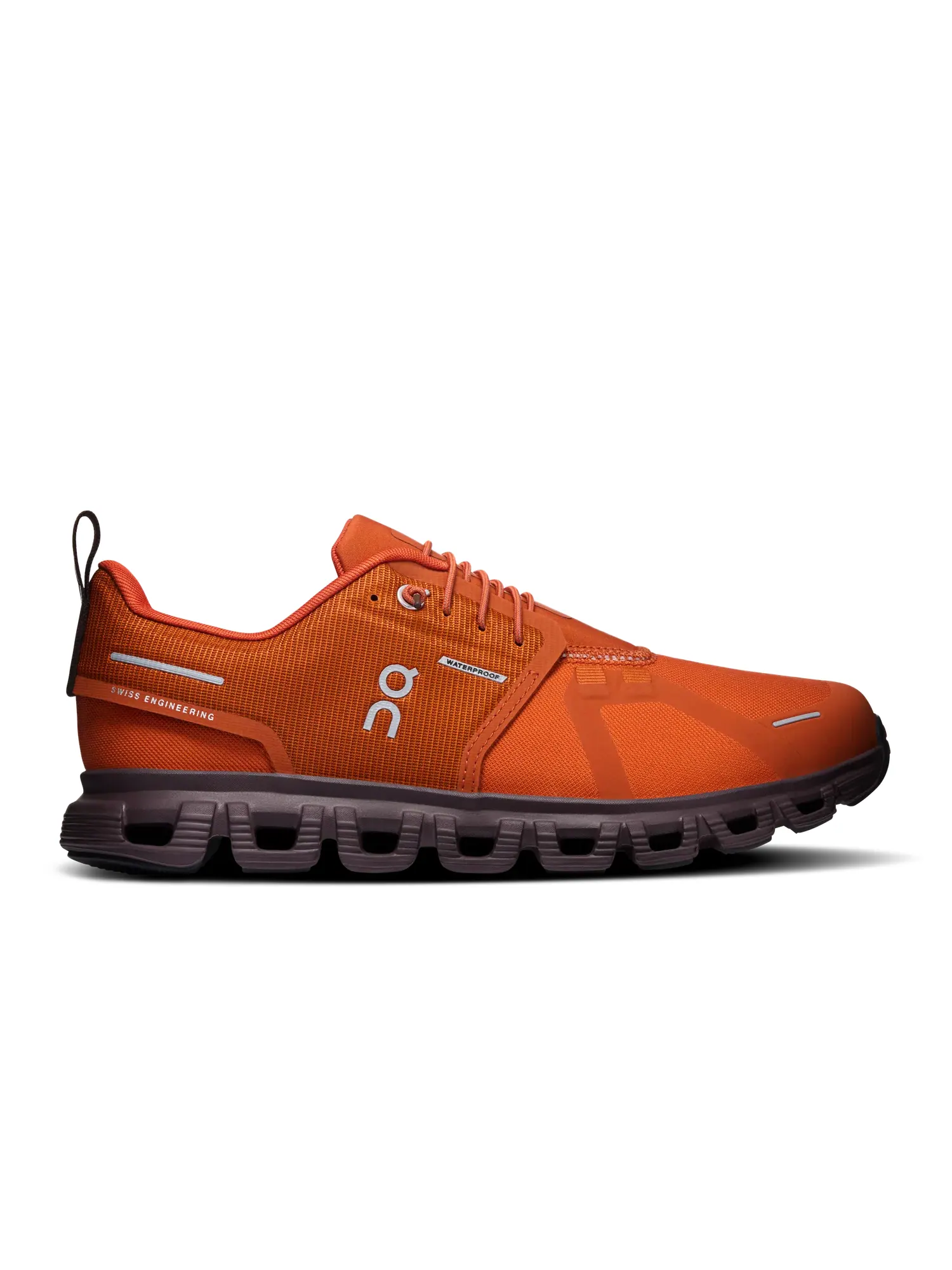 Женские кроссовки водонепроницаемые Cloud 6 Waterproof On, Cinnamon/Ox — изображение 1 из 6, корично-красный