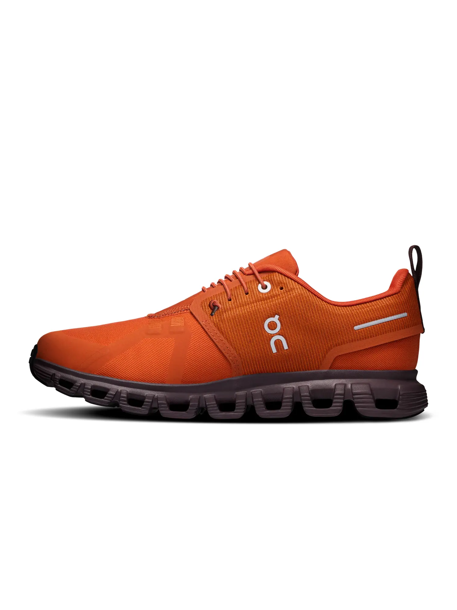 Женские кроссовки водонепроницаемые Cloud 6 Waterproof On, Cinnamon/Ox — изображение 4 из 6, корично-красный