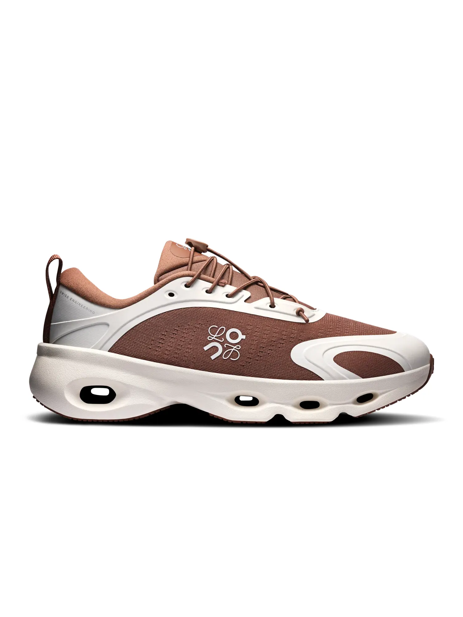 Женские кроссовки с амортизацией Cloudsolo LOEWE On, Taupe Eggshell — изображение 1 из 6, серо-бежевый