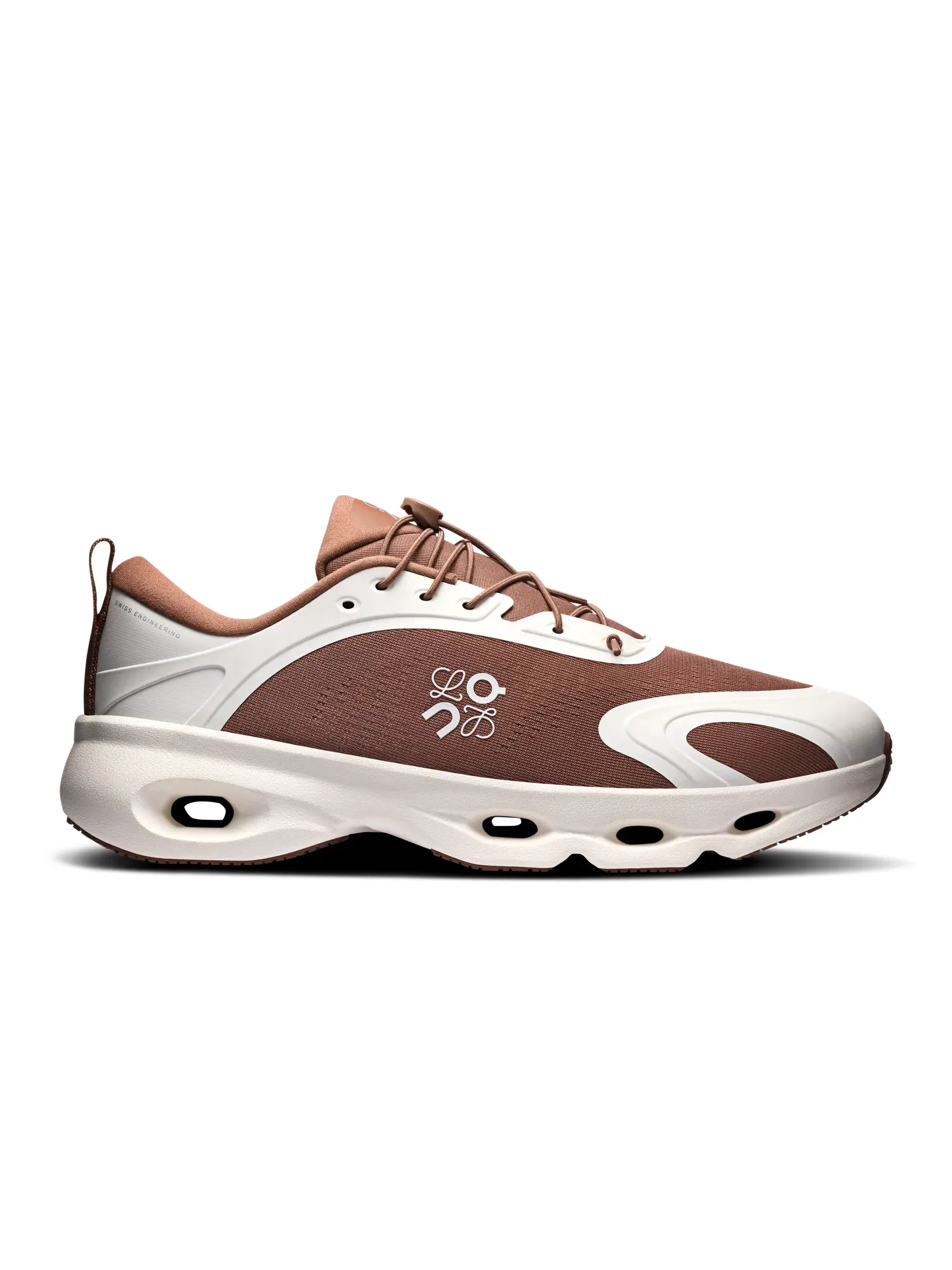 Мужские кроссовки с амортизирующей подошвой Cloudsolo LOEWE, On, Taupe Eggshell — изображение 1 из 6, серо-бежевый